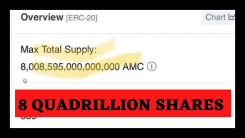 AMC STOCK | 8 QUADRILLION SHARES *LEAKED EMAIL*