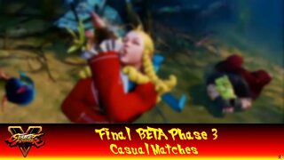 Street Fighter V: Final Beta Phase - Casual Matches