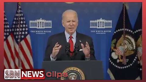 Biden Reading From the Teleprompter and Says "End of Quote" - 5207