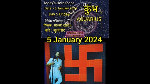 Today's Horoscope 05-01-2024