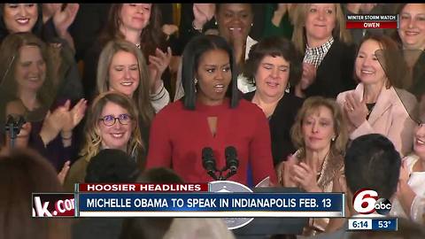 Michelle Obama to speak at Bankers Life Fieldhouse in February