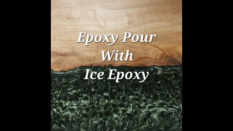 [ Epoxy Pour ] Serving Tray with @ICE EPOXY Ice Thin