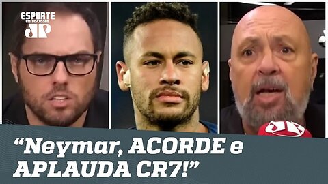 "ACORDE e APLAUDA CR7!" NEYMAR ouve o que NÃO QUERIA após hat-trick do português!