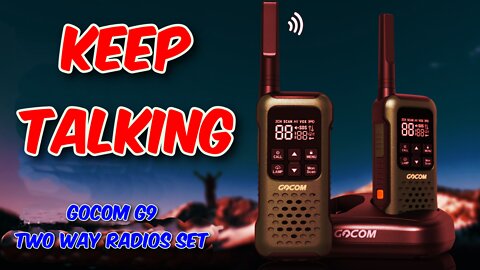 GOCOM G9 Twin Walkie Talkie Set