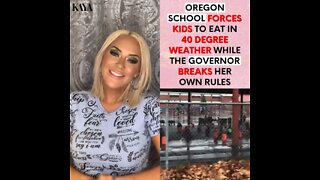 Oregon School Forces Kids To Eat In 40 Degree Weather While The Governor Breaks Her Own Rules