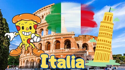 desenho animado infantil conheça a italia