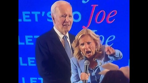 Watch the Disgust on Jill Biden’s Face After Joe Goes Completely Off the Rails