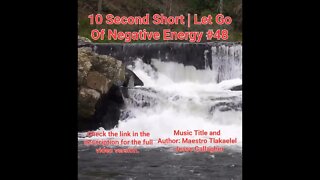 10 Second Short Of Let Go Of Negative Energy | #meditation #shorts #shortsvideo #waterfall #48