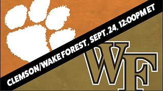 Clemson Tigers vs Wake Forest Demon Deacons Predictions and Odds | Clemson vs Wake Forest | Sept 24