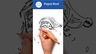 COMO DESENHAR UM PAPAI NOEL . PASSO A PASSO. MUITO FÁCIL