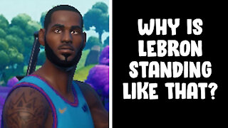 Fortnite Shorts - Why Is LeBron Standing Like That