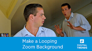 How to create a looping Zoom background