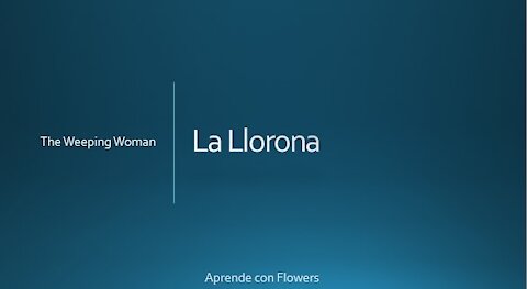 La leyenda de La Llorona
