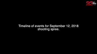 Timeline of events for September 12 shooting spree