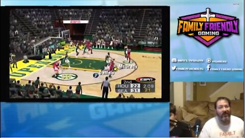 ESPN NBA 2K5 Sonics vs Rockets