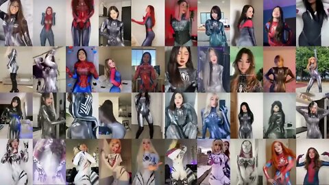 Best 40 Spiderman Spiderwoman Spidergirl Tiktok Cosplay Challenge (Marvel Comics) 🕷💖 #1