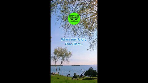 When Your Angry Stay Silent...