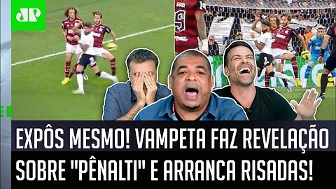 MEU DEUS! OLHA o que Vampeta REVELOU sobre o "PÊNALTI" em Corinthians x Flamengo que FEZ GERAL RIR!