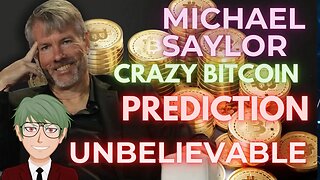 Bitcoin to $1 Million: Michael Saylor's Bold Prediction #crypto #cryptocurrency #michaelsaylor