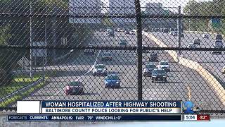 Woman shot in road rage incident on I-695