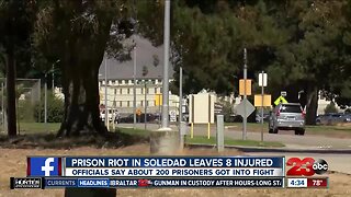 Prison riot in Soledad leaves 8 injured after 200 prisoners get involved in fight