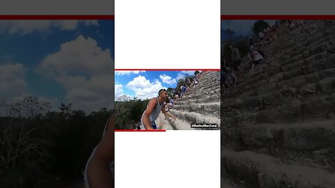 Climb Coba Pyramid Tour - #Pyramid #CobaPyramid #CobaPyramidClimbHD #TouristClimbsMayanPyramid #Clim