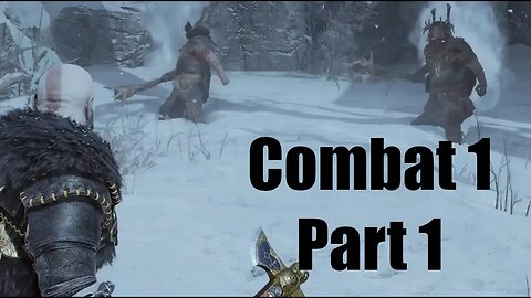 GOD OF WAR RAGNAROK PS5 NEW GAME+ Combat 1 Part 1 (4K )