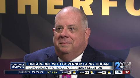 One-on-one with Governor Larry Hogan