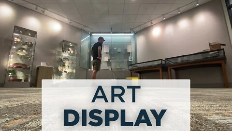 Setting Up Art My Display at the Bluebonnet Library (Timelapse)