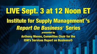 The ISM Services Report On Business