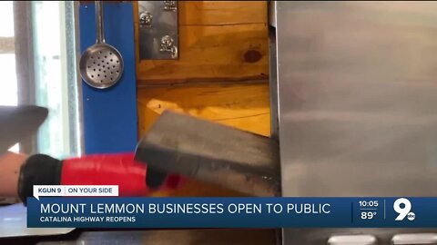 Mount Lemmon businesses reopen to the public