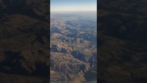 Colorado mountains from 30,000 feet #shorts video. Beautiful!!