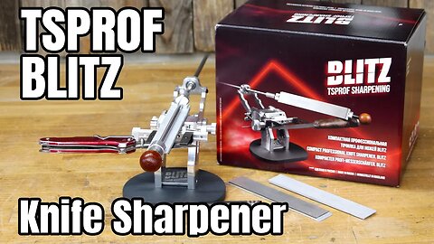 How to use the TSPROF Blitz Knife Sharpener | Unboxing, Setup and Use. Its a Nice Tool