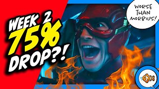 The Flash Box Office DROPS 75% in Week 2?! That's Worse Than MORBIUS!