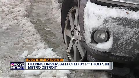 Pothole payout: We're helping those who wrecked their tires in metro Detroit