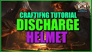 [POE 3.22] Crafting Tutorial: Discharge Helmet! Step by Step Guide To Crafting Your Own Helmet