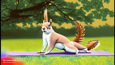 Nutty Zen Time || Adventures in Squirrel Yoga! 🐿️ 🧘‍♀️