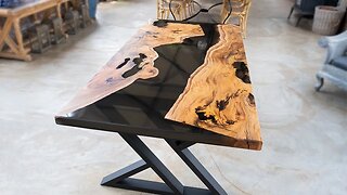 High Gloss Epoxy Table build