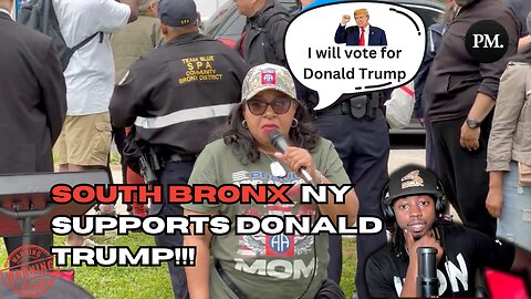 South Bronx Woman supports Donald Trump!!