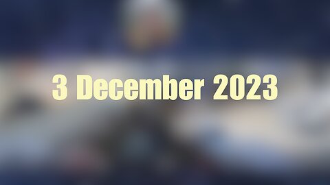 3 December 2023 | Live
