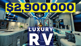 【RV Tour】$2.9 MILLION LUXURY RV - Foretravel Prevost Conversion Motorhome