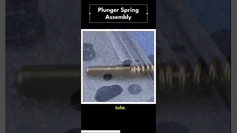 Firearm Gunsmithing: 1911 plunger spring assembly