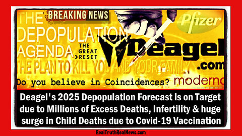 🎯 The Deagel Corporation Years Ago Secretly Forecast a Massive Worldwide Depopulation By the Year 2025 ~ Info and Archived Links Below 👇