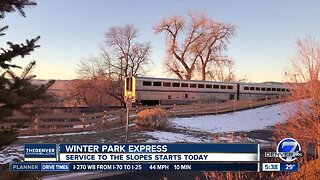 Winter Park Express train starts running today