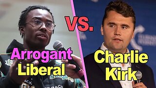 Leftist College Student TELLS Charlie Kirk To Acknowledge Systemic RACISM *full video*