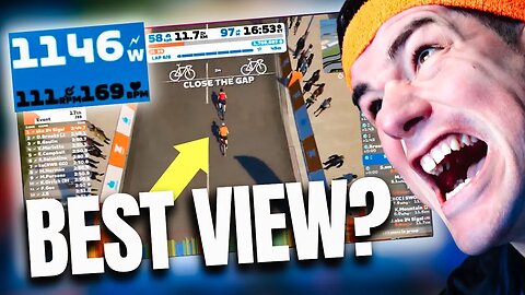 Is this the BEST Camera Angle to WIN A ZWIFT RACE?