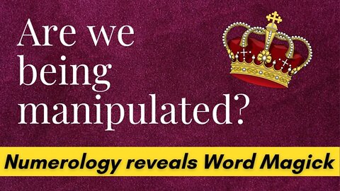 Is the British Royal Family using Word Magic? 👑 #numerology #wordmagic #magick #occult