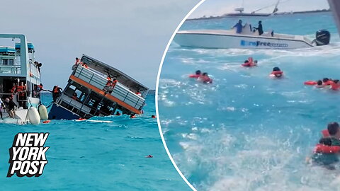 American tourist, 75, dies after Bahamas excursion boat capsizes on trip to Blue Lagoon