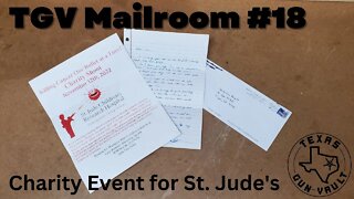 Texas Gun Vault Mailroom (Episode #18) - Info on a Charity Shooting Competition for St. Jude's