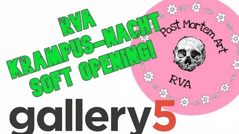 RVA Krampus-nacht soft opening at Gallery 5 in Richmond, VA w/ Posie Grimm